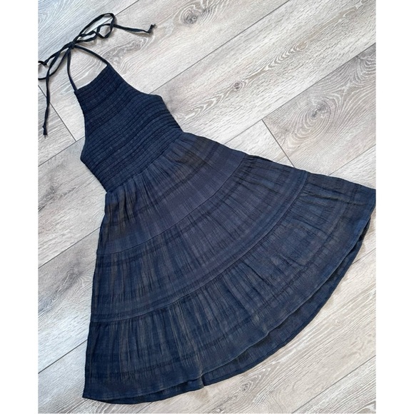 American Eagle Outfitters Dresses & Skirts - American Eagle Smocked Halter Plaid Mini Dress